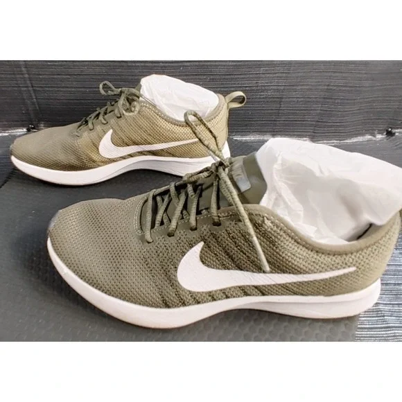 Nike Dualtone Racer Women's Size 9.5 Green Running Shoe Trainer Mesh Sneaker - Picture 6 of 9